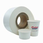 Water based barrier coating cupstock paper
