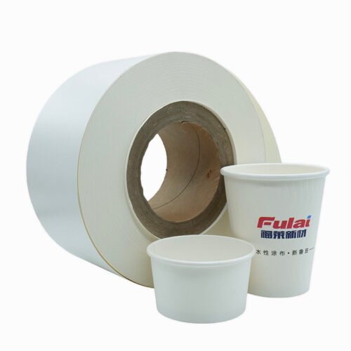Water based barrier coating cupstock paper